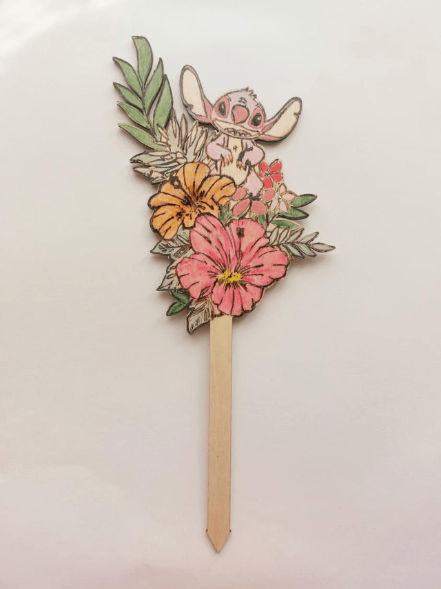 Cake topper Angele ( stitch)