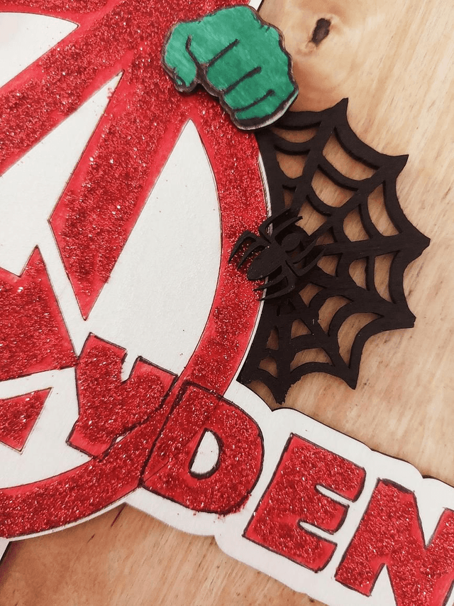 Cake topper Avengers 