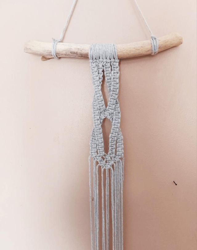 Support guitare macramé 