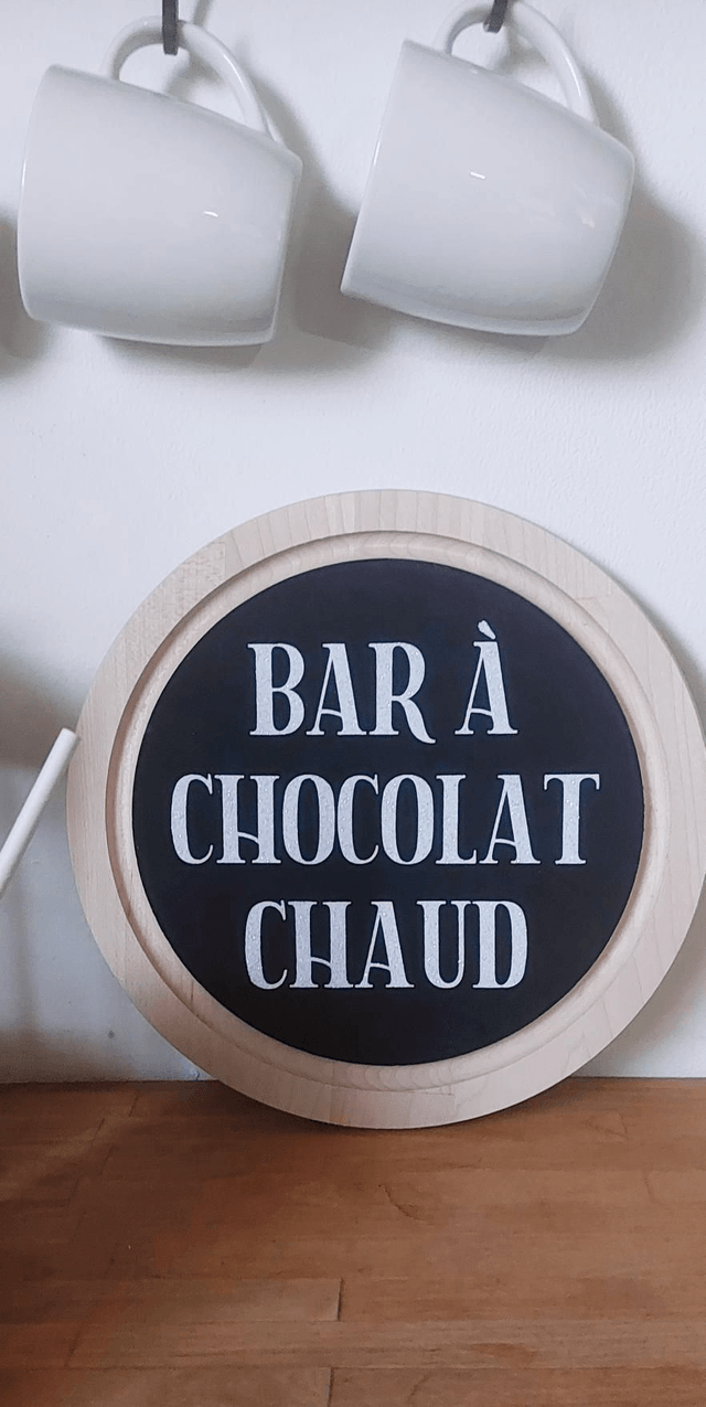 Bar à chocolat chaud 