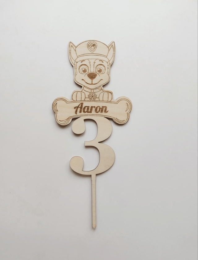 Cake topper "shase" Pat Patrouille 