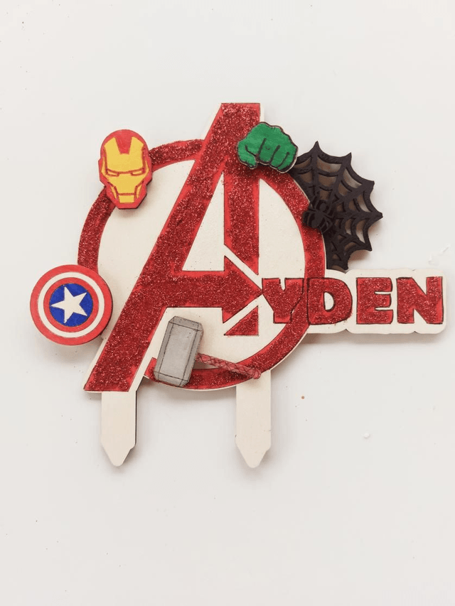 Cake topper Avengers 