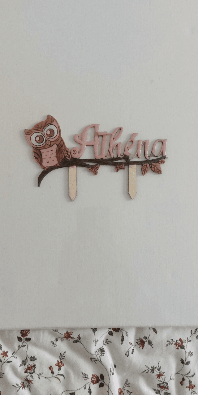 Cake topper chouette 