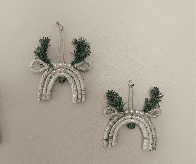 Rennes en macramé 