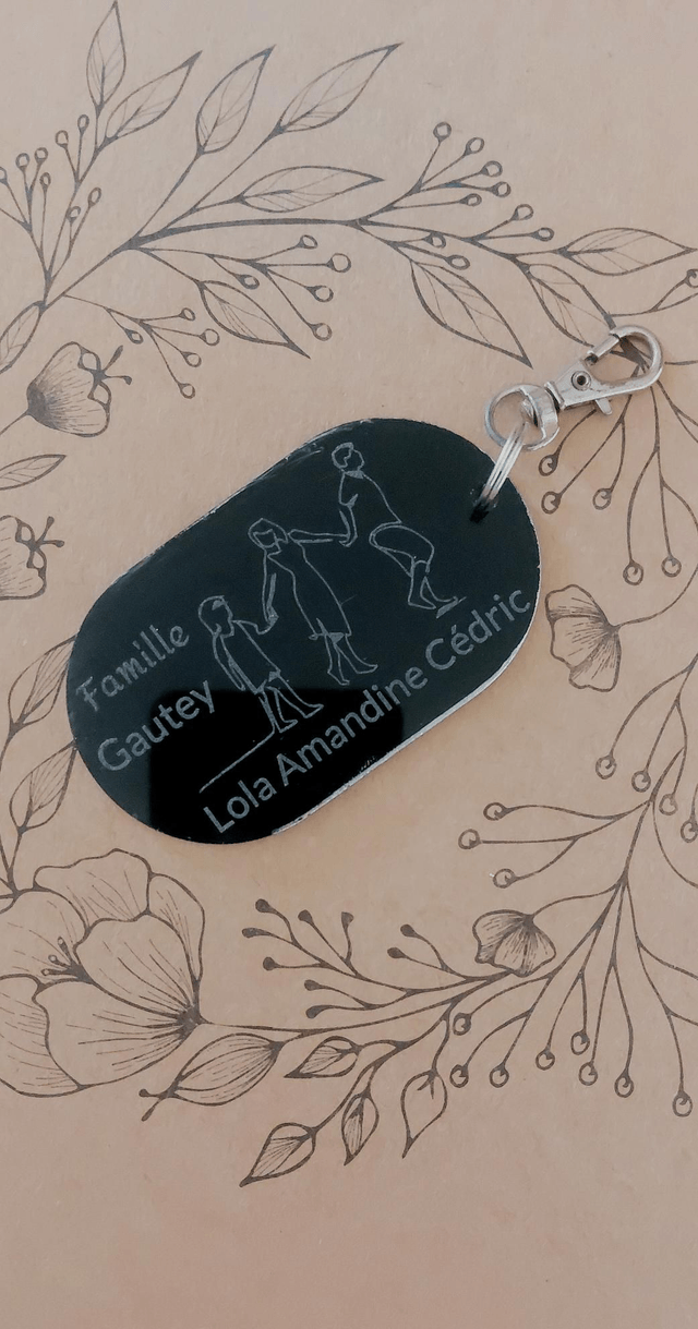Porte clés Famille