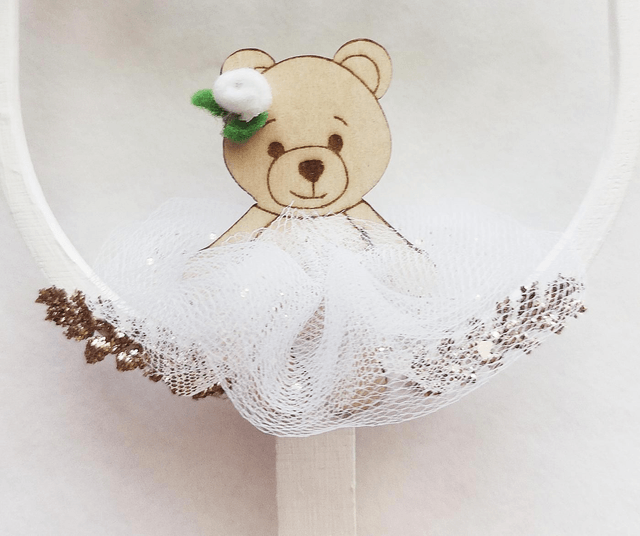 Cake topper baptême