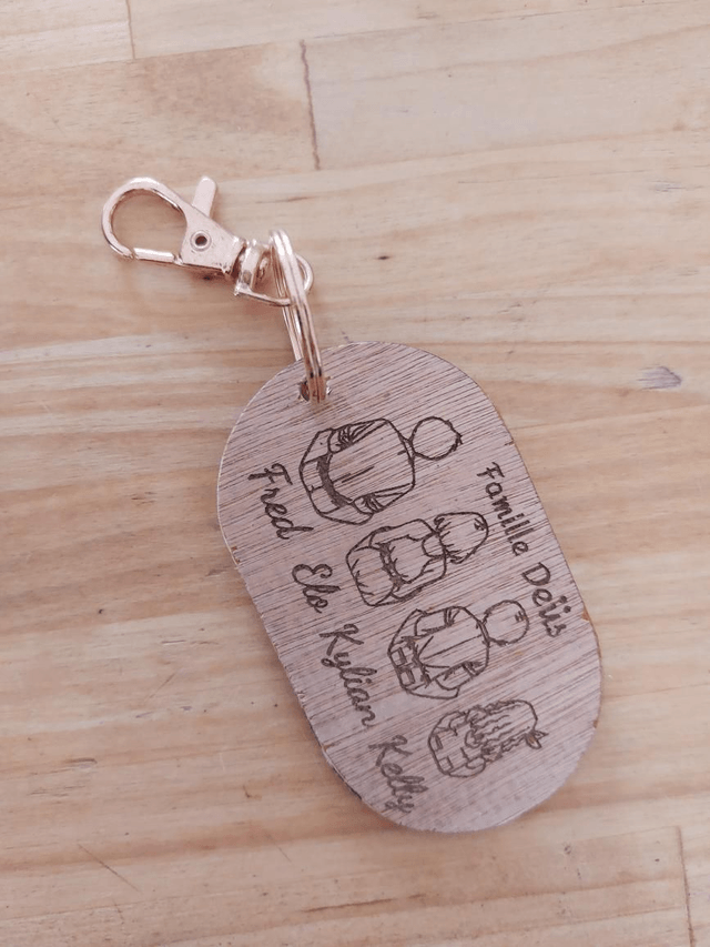 Porte clés Famille