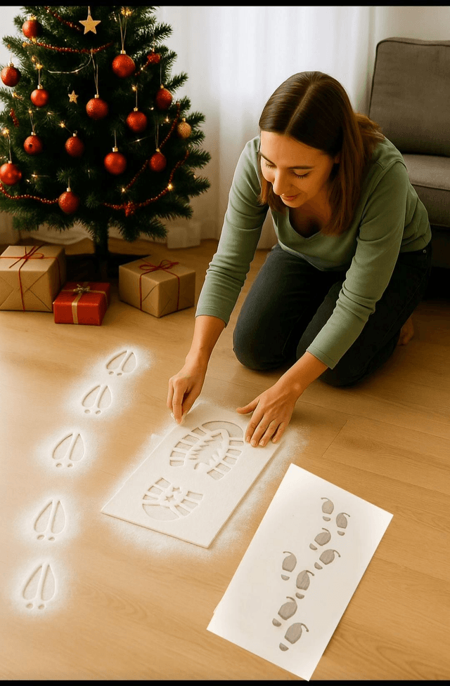 Les traces du père Noël