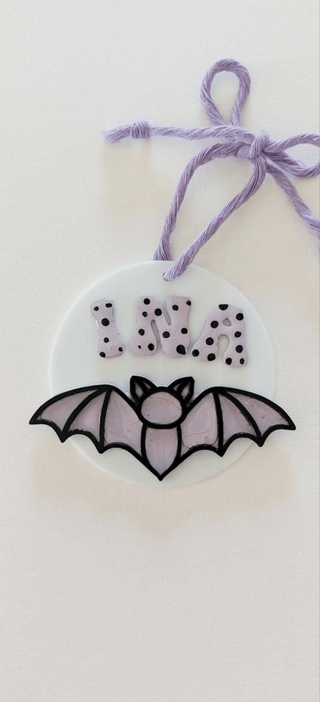 Etiquette panier à bonbons halloween