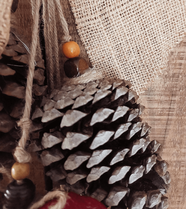 Suspension Cœurs de Noël