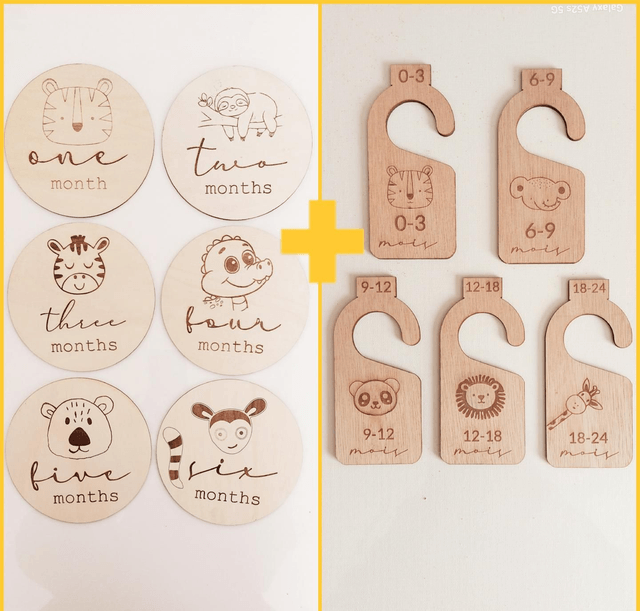 Carte étape animaux de la jungle