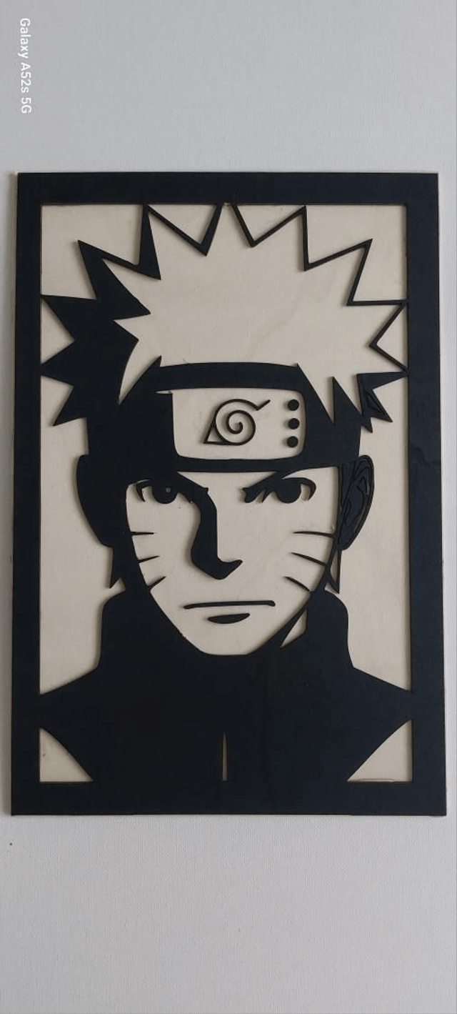 Naruto portrait cadre